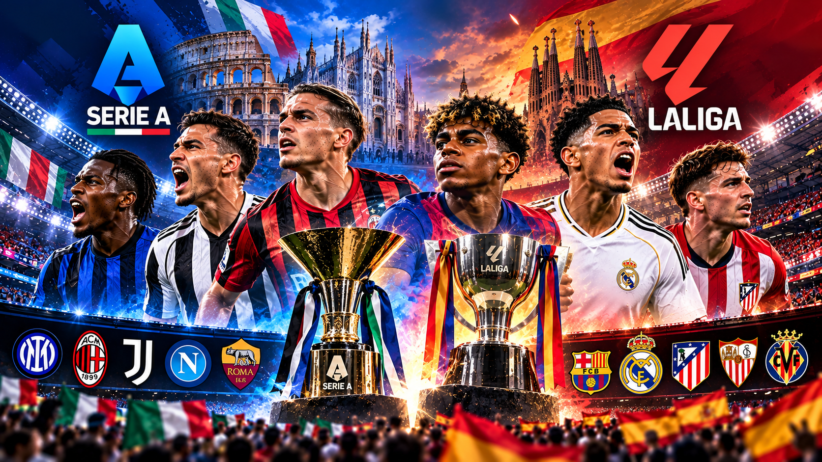 Serie A and LaLiga football showdown
